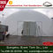 Luxury White Geodesic Dome Tent With 850g / Sqm Double PVC  Fabric supplier