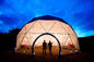 Customized Geodesic Dome Tent Camping Tents With Aluminum Frame supplier
