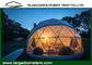 Prefabricated Clear Top Lightweight Geodesic Tent For Outdoor Living supplier