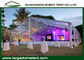 Customized Clear PVC Roof Wedding Party Tent With Glass / PVC Door supplier