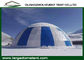 Colorful PVC Fabric Rustless Geodesic Dome Tent Dia 5-30m Steel Structure supplier