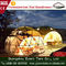 Steel Frame PVC Covering Green Geodesic Dome Tent , Diameter 4-8 M supplier