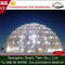 Steel Frame Transparent PVC Geodesic Dome Tent , Diameter 6m-12m supplier