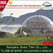 Popular Steel Frame Seaside White Geodesic Dome Tent Diameter 6m - 8m supplier