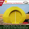 Double - coated pvc Luxury Camping Tent , small yellow geodesic dome tent for living room supplier