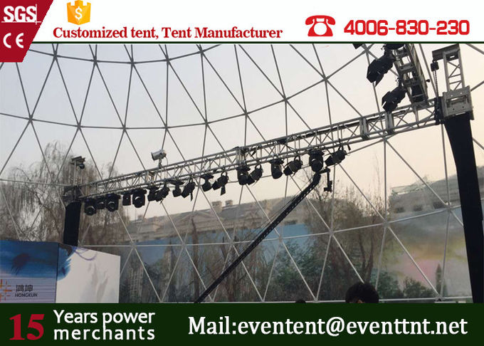 25m water - proof high snowload large dome tent for festival event show