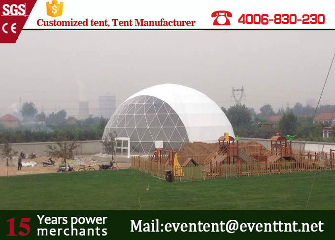 50ft wind-proof high snowload large dome tent for beer event show