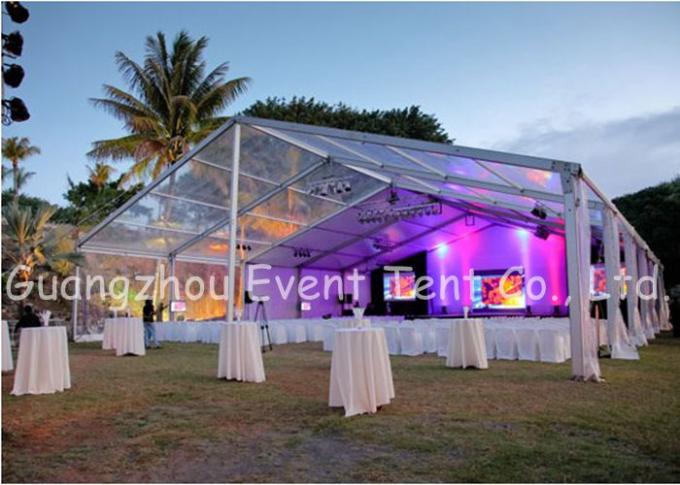 Prefab Clear Span Tent  Modern Luxury Decoration For Festival / Buffet Dinner