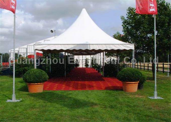 Big Wedding Luxury Camping Tent Waterproof Square Roll Up Windows With Mosquito Net