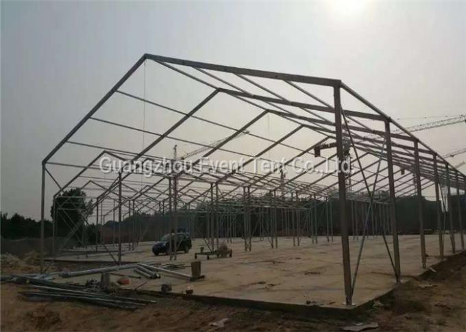 Folding Outdoor Warehouse Tent for  workshop With Polyester Coated Waterproof PVC Fabric
