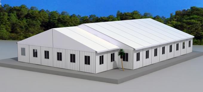 Hot Sale 20m Width White Outdoor Warehouse Tent With Waterproof PVC Fabric