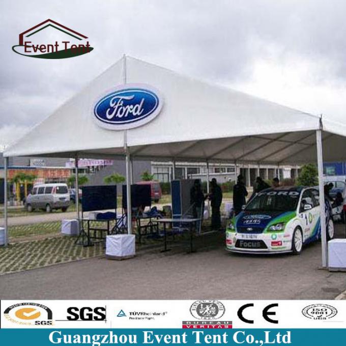 White 20 X 30m Custom Event Tents Water Resistant Tent For Auto Show Exhibition