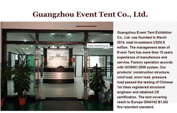 Wedding / Event Marquee Curved Trade Show Tent 20 * 30m Hot - Dip Galvanized Steel