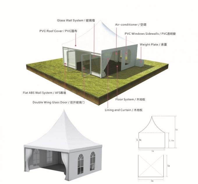 clear span yurt tent manufacturers , luxury pagoda hotel tent carpas