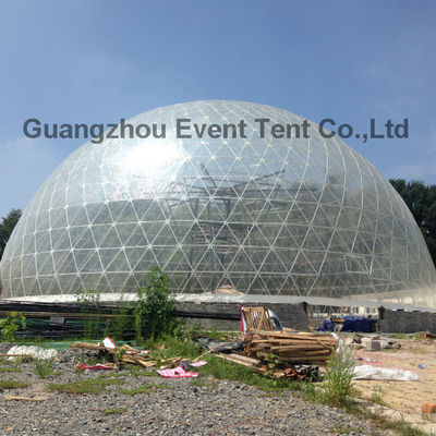 China customized 30meter diameter big clear transparent geodesic dome tent supplier