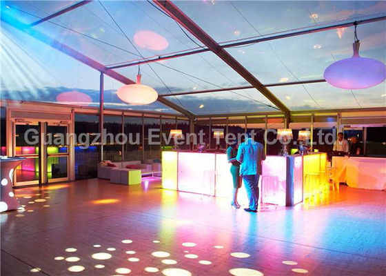 China 35m Width Outdoor Clear Span Fabric Structures Fire Retardant For Exhibition Event supplier