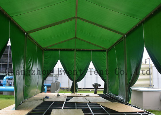 China Fire Retardant A Frame Tent With Fabric Zip Door for Business Show supplier