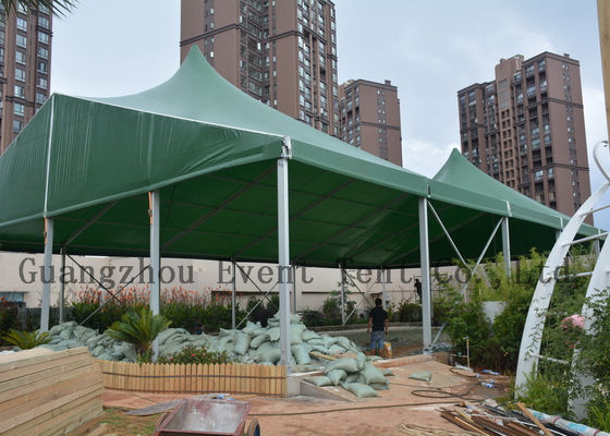 China Music Show High Peak Tent With Hard Pressed Extruded Aluminum Alloy T6061 / T6 supplier