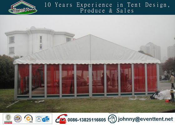China Heat Insulation Fabric Large Party Tent With Glass Door Easy Installation supplier