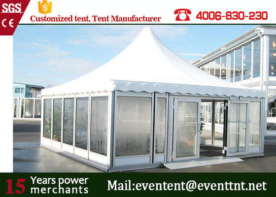 China Event prefabricated hotel building special glass pagoda tent for exhibition supplier