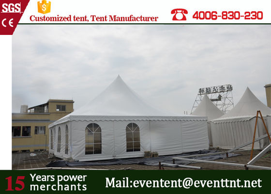 China 6 x 6m permanent outdoor tent pagoda party tent with fire ratardant cover supplier
