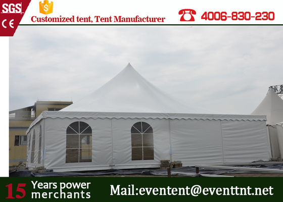 China Transparent Pagoda Shaped Garden Party Marquees Tent For Business Advertising supplier