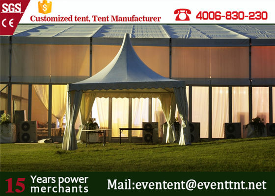 China Heavy Duty Wedding Party Tent marriage Pagoda tents PVC skin With Aluminum Structure supplier