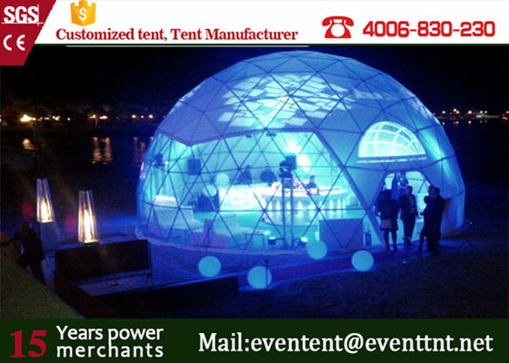China Heavy Duty  Dome Tent Dome House For Music festival with Durable glass Door supplier