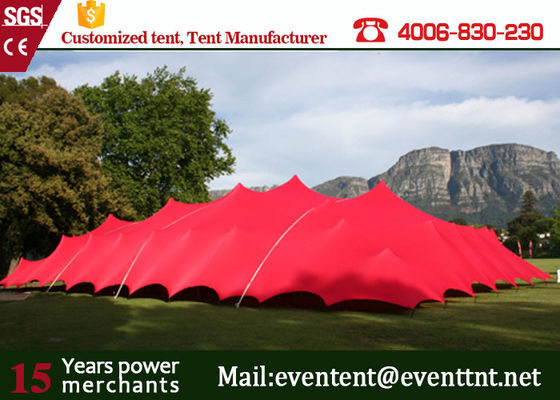 China Customized Pop Up Shade Canopy , Inflatable Clear Dome Tent With Inner Roof Beam Rain Gutter supplier