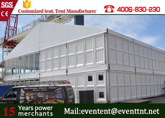 China Outdoor Balcony Double Decker Tent Transparent With Two Storey For 500+ Seats supplier