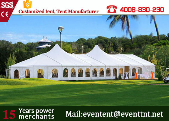 China White cover 100 + people pagoda party tent with aluminum alloy for wedding event supplier