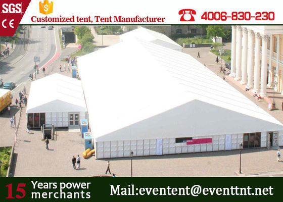 China Metal Frame White Party Marquee Permanent Outdoor Tents With Hot Dip Galvanized Steel supplier