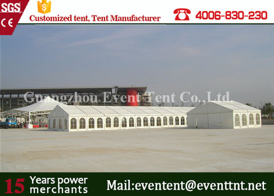 China Glass Wall Panel Custom Sport Event Tent , Heavy Duty Tent With 600 Square Meters supplier