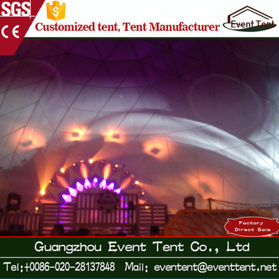 China Transparent Geodesic Dome Tent Outdoor Event Tent For Over 1000 People supplier