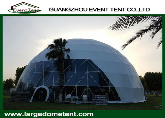 China 50m Diameter Geodesic Dome House Custom Wedding / Event Tents With Glass Door supplier
