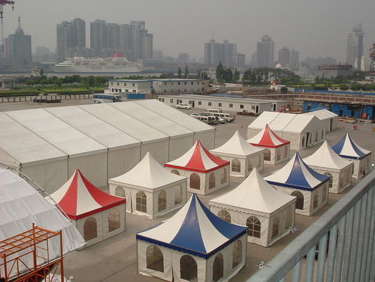China 6x6 Meter Pagoda Wedding Party Mobile Canopy Tent Export Bahrain supplier