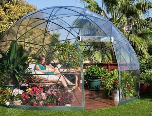 China Clear Roof Igloo Garden Dome Houses Camping Resort Glass Dome Tent supplier