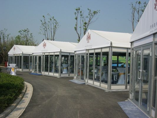 China Clear Roof 20x30 Outdoor Wedding Party Tent With Hot Dip Galvanized Steel Pipes supplier