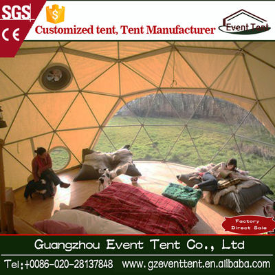 China Economic Functional Waterproof Fire Retardant Geodesic Dome Tent supplier
