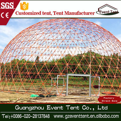 China Diameter 25 M Big Colorful Circus Geodesic Dome Tent For Wedding Party supplier