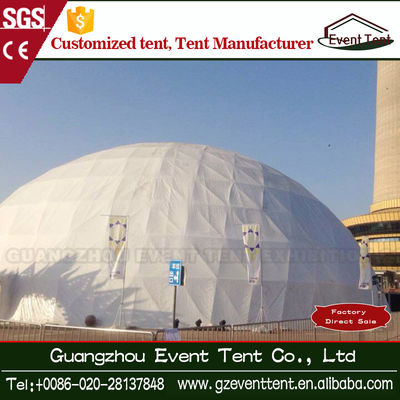 China Dia 30m Outdoor Large Trade Show Canopy Tents Dome Tents , Steel Q235 supplier