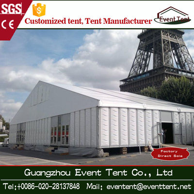 China Customized Event / Exhibition Large Outdoor Tent 20x50 Tent With ABS Hard Walls supplier