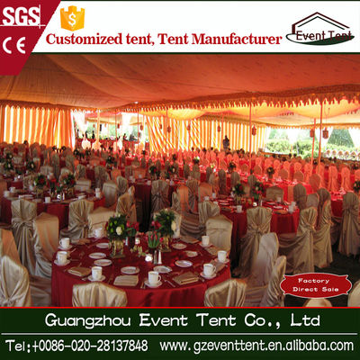 China PVC Coated Polyester Fabric 15 X 30m Wedding Decoration Tent 500 Seat supplier