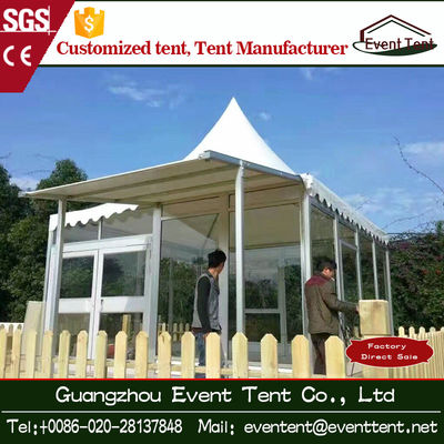 China Outdoor Luxury Tent House Hotel Tent With Aluminium Profile Structure supplier