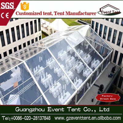 China Romantic Aluminium Frame Transparent Wedding Party Tent 100km/H supplier