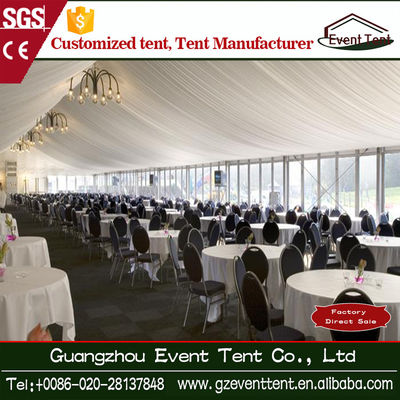 China Popular Aluminium Structure White Catering Wedding Party Tent supplier