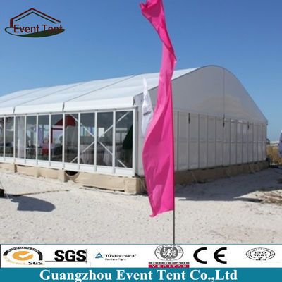 China Transparent Branded Classical Theatre Large Outdoor Tent Curved Arch Tent 10*30m supplier