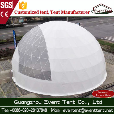 China Professional White Large Dome Tent Diameter 15m For Promotion supplier