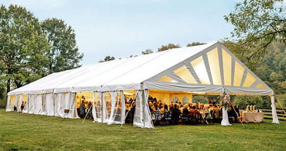 China 25X60m Outdoor Durable Wedding Party Tent Glass Tent Shelter supplier