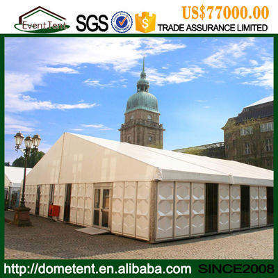 China Aluminum Prefabricated Portable Wedding Party Tent / Outdoor Warehouse Tent supplier